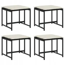 stolki-ogrodowe-z-poduszkami-4-szt-czarne-pol