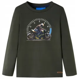 koszulka-dziecieca-z-dlugimi-rekawami-khaki-1