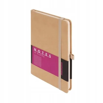 notes-memofix-b6-kratka-bezowy