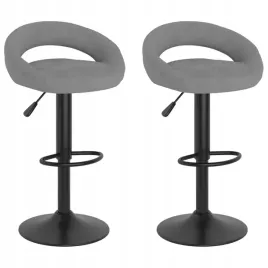 stolki-barowe-2-szt-jasnoszare-obite-aksamite