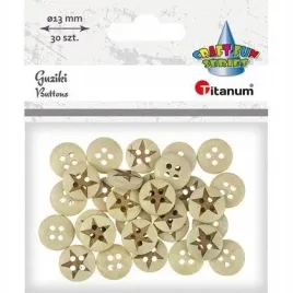 guziki-drewniane-gwiazdy-13mm-30szt-titanum