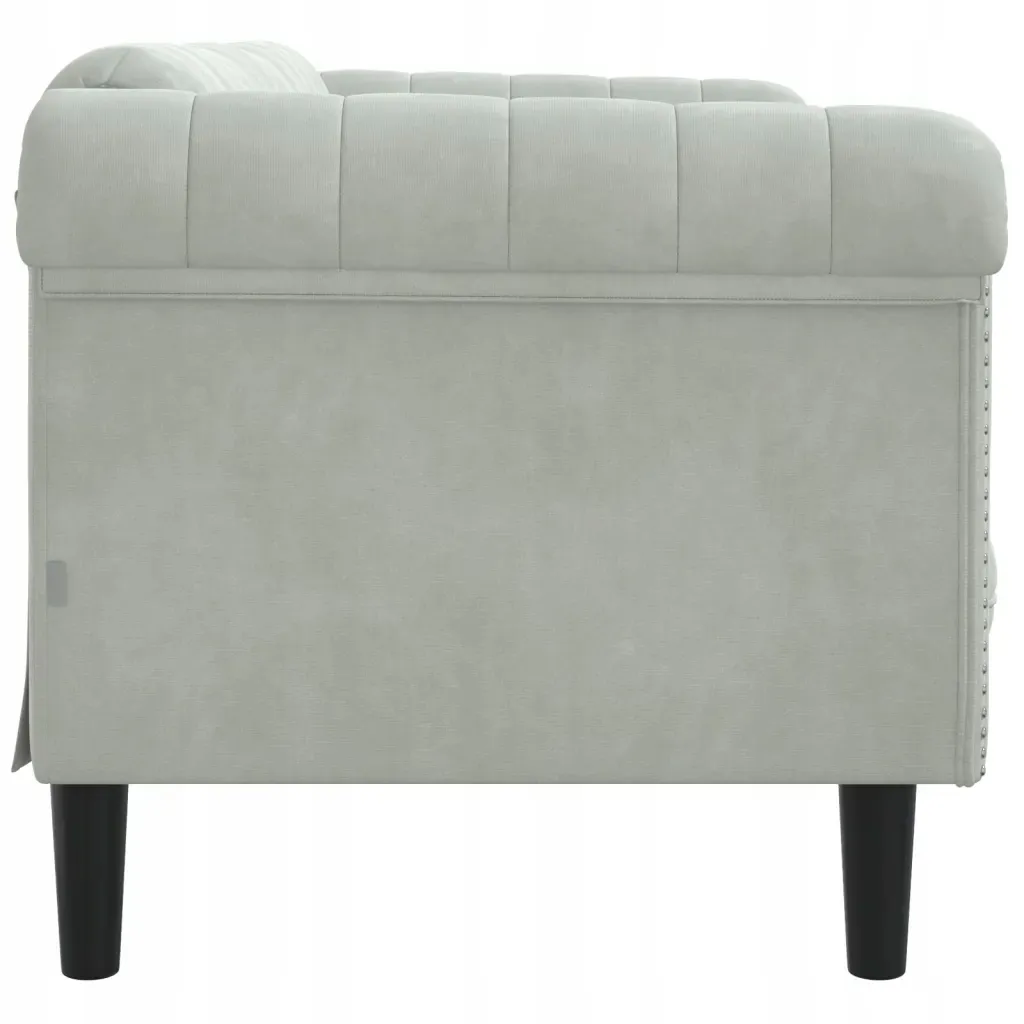 sofa-dwuosobowa-jasnoszara-aksamit-stan-nowy
