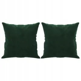 poduszki-ozdobne-2-szt-ciemnozielony-40x40-cm