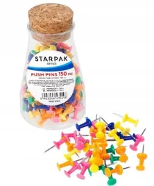 pinezki-kolorowe-150el-starpak