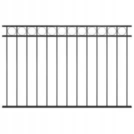 panel-ogrodzeniowy-stalowy-17-x-1-m-czarny