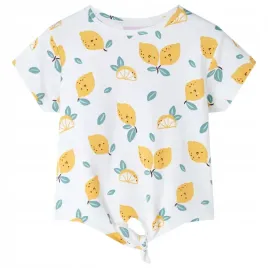 koszulka-dziecieca-z-wiazaniem-ecru-128