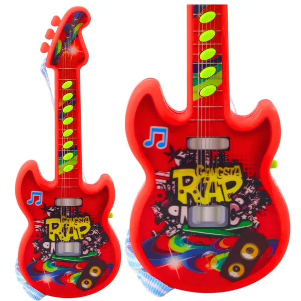 dla-dzieci-gitara-elektryczna-melodie-czerwona-marka-leantoys