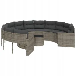 sofa-ogrodowa-stolik-i-poduszki-okragla-szary