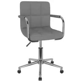 obrotowe-krzeslo-biurowe-jasnoszare-tapicerowan