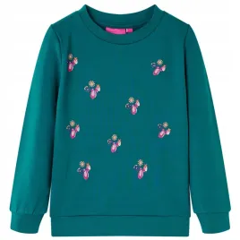 bluza-dziecieca-ciemnozielona-128