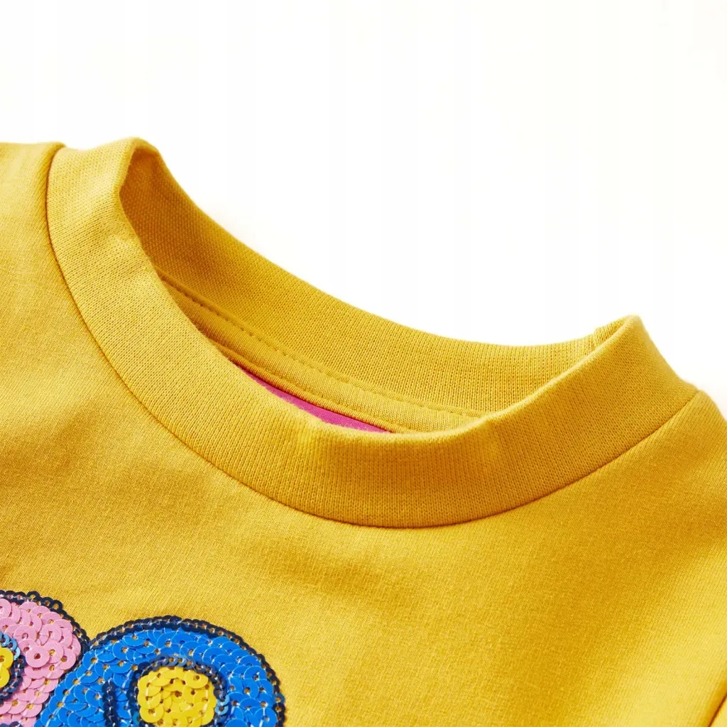 bluza-dziecieca-ciemna-ochra-128-stan-nowy