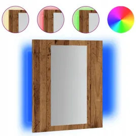 szafka-lazienkowa-z-lustrem-i-led-stare-drewno-40x12x45-cm