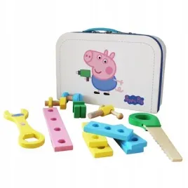 zestaw-drewnianych-narzedzi-w-walizce-swinka-peppa