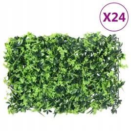 andnbspmaty-ze-sztucznymi-liscmiandnbsp-24-szt-zielone-40x60-cm