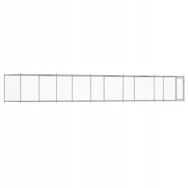 klatka-dla-psa-z-drzwiami-szara-10x2x15-m-stal