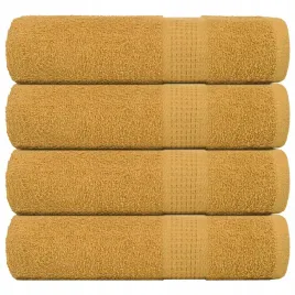 reczniki-kapielowe-4-szt-zloty-100x150-cm-360-gsm-100percent-bawelna