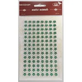 stiker-z-krysztalkami-kwiaty-zielone-8mm-112szt