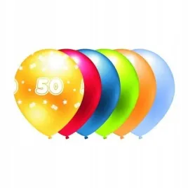 balon-50-mix-kolorow-metalik-5szt