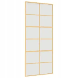 drzwi-przesuwne-zlote-90x205-cm-mrozone-szklo-esg-aluminium