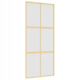 drzwi-przesuwne-zlote-90x205-cm-mrozone-szklo-esg-aluminium