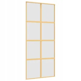 drzwi-przesuwne-zlote-90x205-cm-mrozone-szklo-esg-aluminium