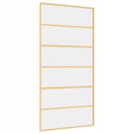 drzwi-przesuwne-zlote-1025x205-cm-przezroczyste-szklo-esg