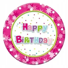 talerzyki-papierowe-happy-birthday-roz-18cm-6szt