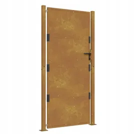 furtka-ogrodowa-105x205-cm-stal-kortenowska
