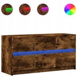 szafka-pod-tv-z-led-przydymiony-dab-100x34x50-cm