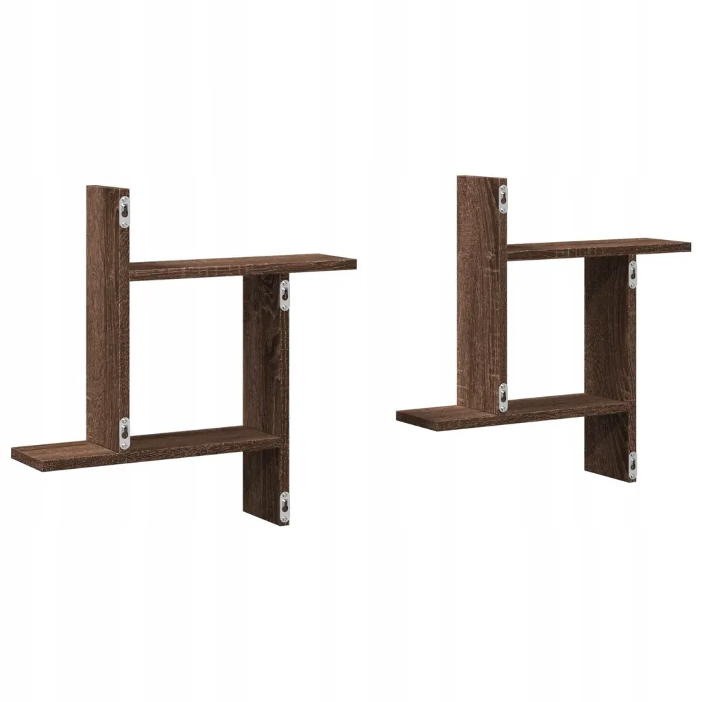 polki-scienne-2-szt-brazowy-dab-50x12x50-cm