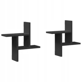 polki-scienne-2-szt-czarne-38x12x38-cm