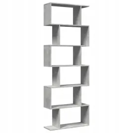 regal-przegroda-6-poziomow-szarosc-betonu-70x24x193-cm