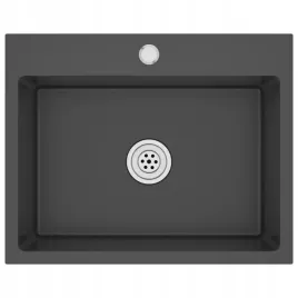 recznie-robiony-zlew-kuchenny-czarny-stal-nierd