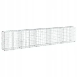 kosz-gabionowy-z-pokrywa-500x50x100-cm-galwanizowane-zelazo