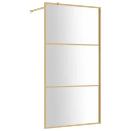 scianka-prysznicowa-przezroczyste-szklo-esg-zlota-100x195-cm