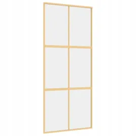drzwi-przesuwne-zlote-90x205-cm-przezroczyste-szklo-esg