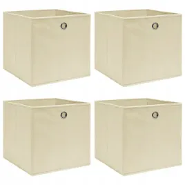 pudelka-4-szt-kremowe-32x32x32-cm-tkanina