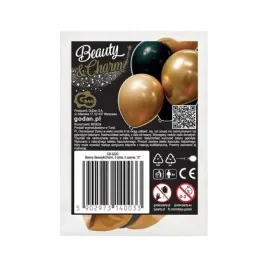 balony-beautyandcharm-zlote-i-czarne-5szt