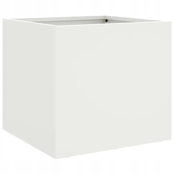 donice-2-szt-biale-32x30x29-cm-stal-kod-producenta-841538-stan-nowy