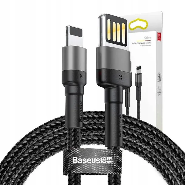 kabel-lightning-usb-dwustronny-baseus-cafule-24a-1m-konstrukcja-oplot
