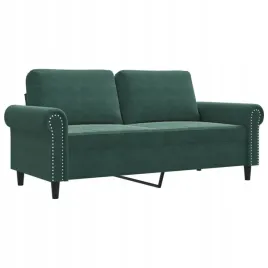 sofa-2-osobowa-ciemnozielona-140-cm-tapicerowana-aksamitem