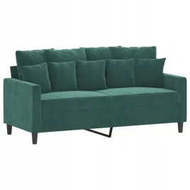 sofa-2-osobowa-ciemnozielona-140-cm-tapicerowana-aksamitem