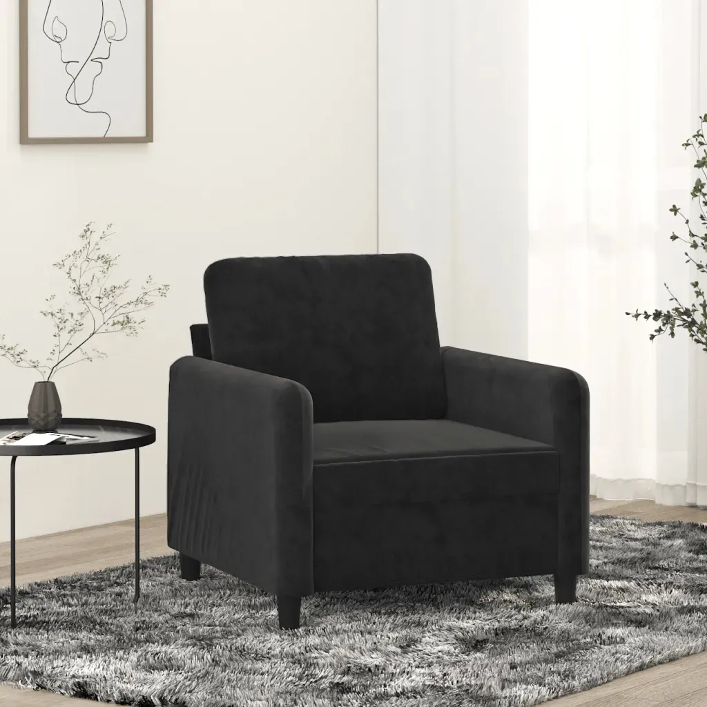 fotel-czarny-60-cm-obity-aksamitem