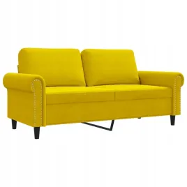 sofa-2-osobowa-zolta-140-cm-tapicerowana-aksamitem
