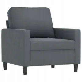 fotel-ciemnoszary-60-cm-obity-aksamitem
