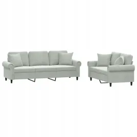 2-cz-komplet-wypoczynkowy-z-poduszkami-jasnoszary-aksamit