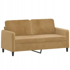 sofa-2-osobowa-brazowa-140-cm-tapicerowana-aksamitem