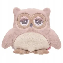 sowa-abby-rozowo-kremowa-23cm