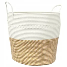 kosz-do-przechowywania-brazowo-bialy-o43x38-c