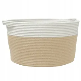 kosz-do-przechowywania-bezowo-bialy-o40x25-cm